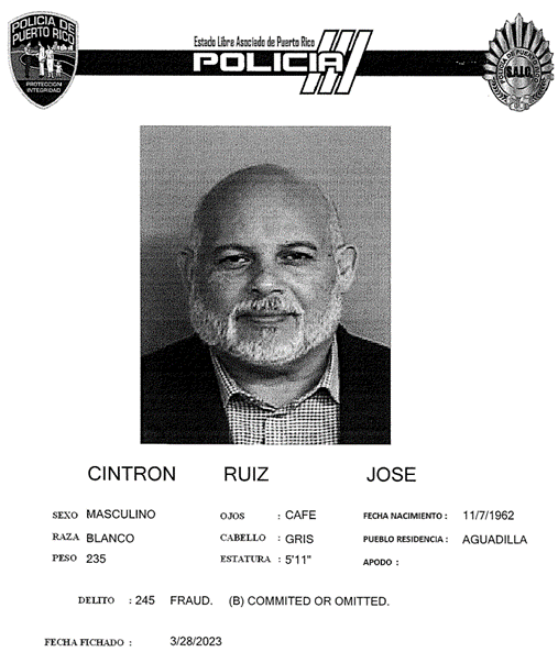 Jose A. Cintron Ruiz 1