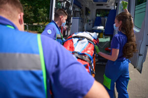 paramedics transport the patient on a special stre 2023 11 27 05 06 00 utc scaled