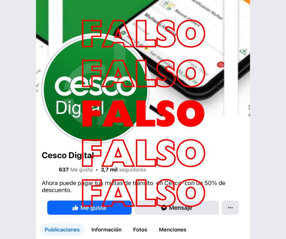 cuenta falta cesco