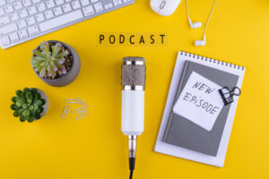 podcast new episode concept with microphone 2023 11 27 05 14 14 utc scaled